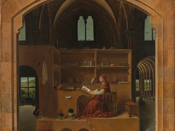 Antonello da Messina’s painting of Saint Jerome reading in his study