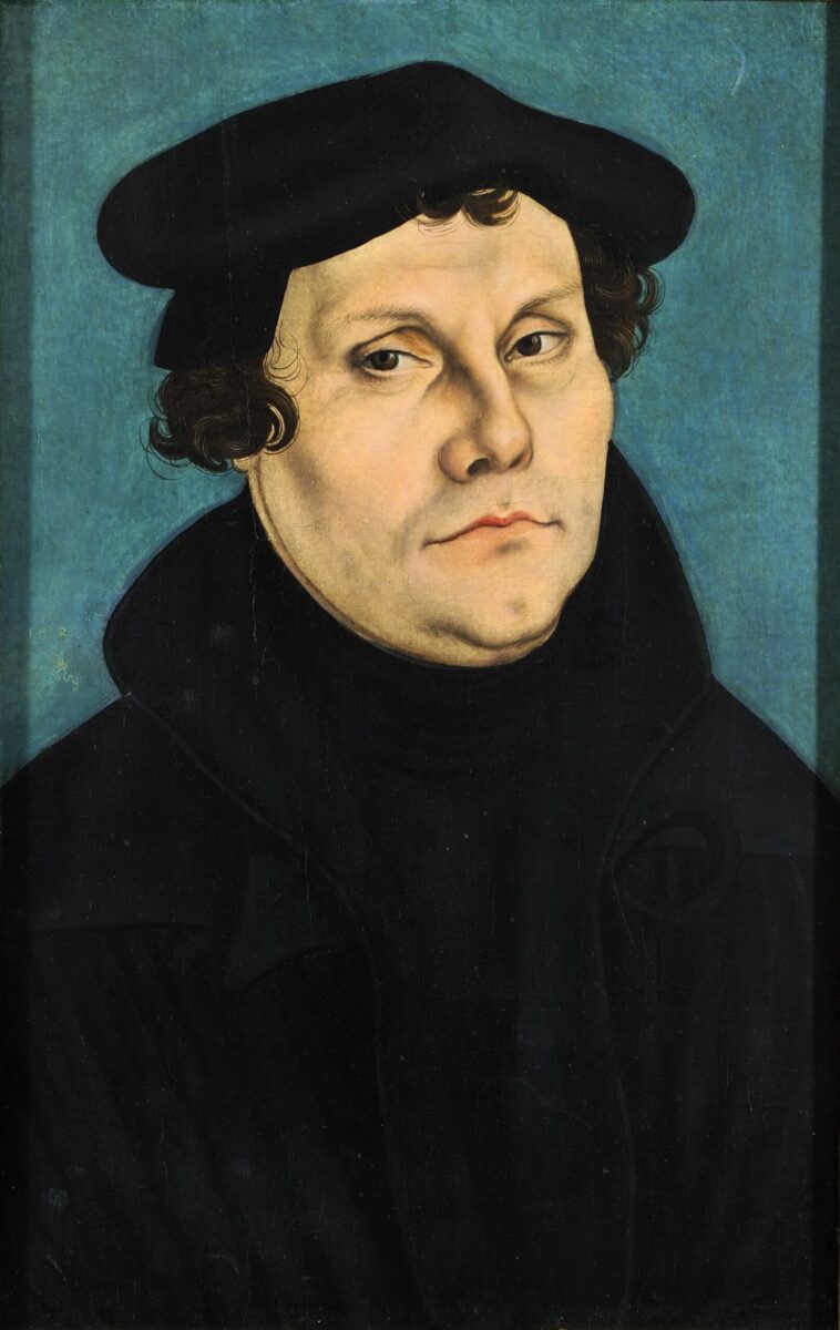 Lucas Cranach the Elder’s 1528 portrait of Martin Luther